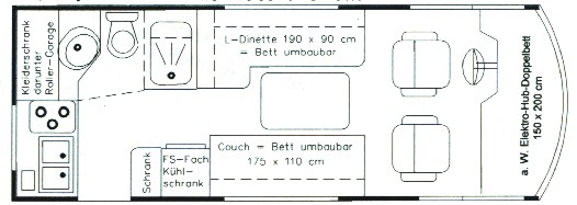 Grundriss DL 650